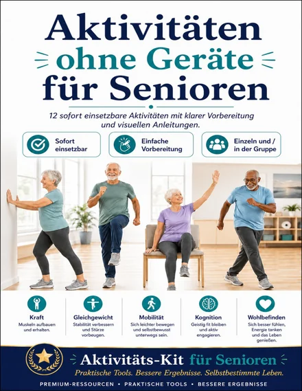 Aktivitäten ohne Geräte für Senioren