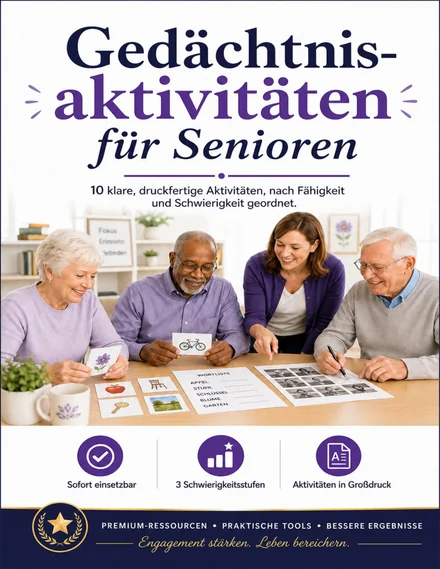 Gedächtnisaktivitäten für Senioren