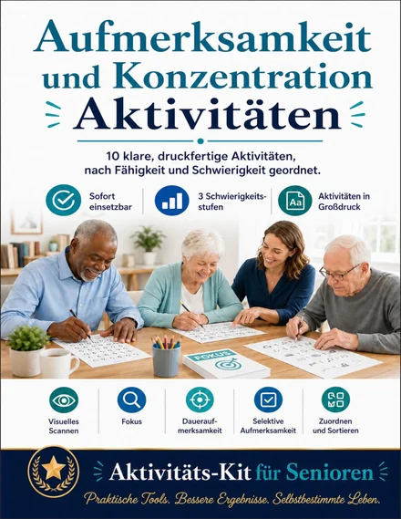 Aufmerksamkeits- und Konzentrationsaktivitäten